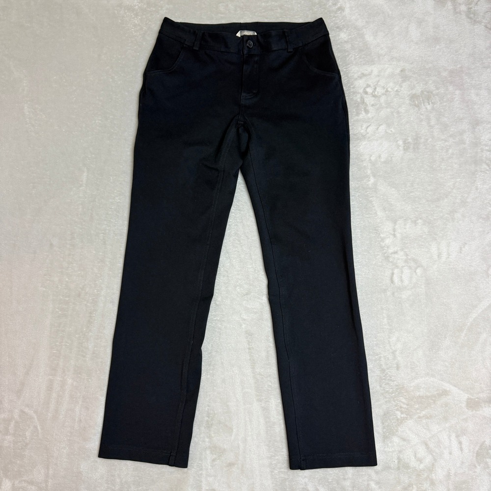 Duluth Trading Co Ponte Pro Slim Leg Pants Womens 6x31 Black Stretch Office EUC